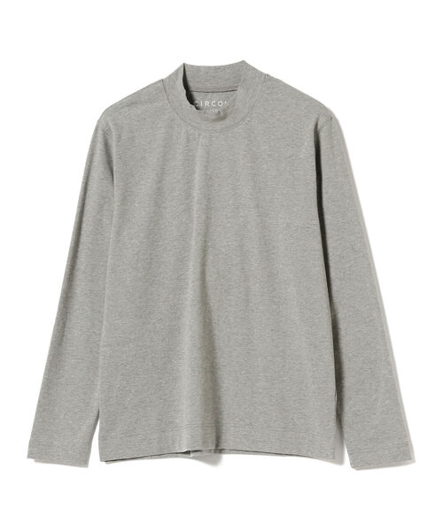 CIRCOLO 1901（チルコロ 1901）の「CIRCOLO1901 / 別注 ストレッチコットン モックネック Tシャツ（Tシャツ/カットソー・メンズ・ブラック/ホワイト系その他2/シルバー・MEDIUM/LARGE/SMALL）」の10枚目の写真