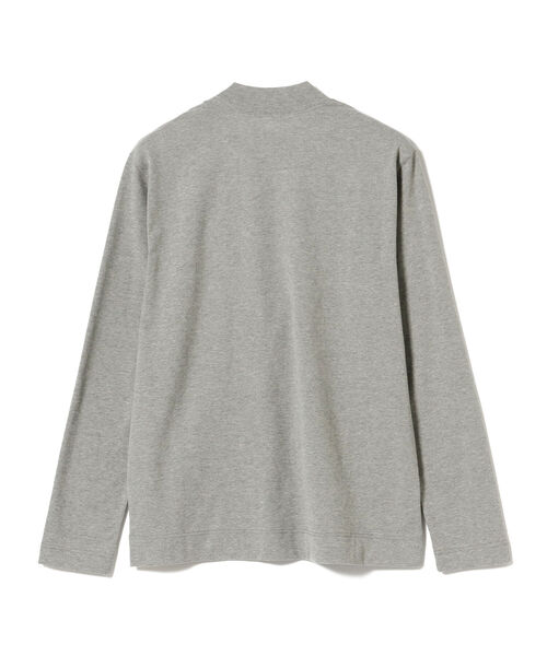 CIRCOLO 1901（チルコロ 1901）の「CIRCOLO1901 / 別注 ストレッチコットン モックネック Tシャツ（Tシャツ/カットソー・メンズ・ブラック/ホワイト系その他2/シルバー・MEDIUM/LARGE/SMALL）」の11枚目の写真