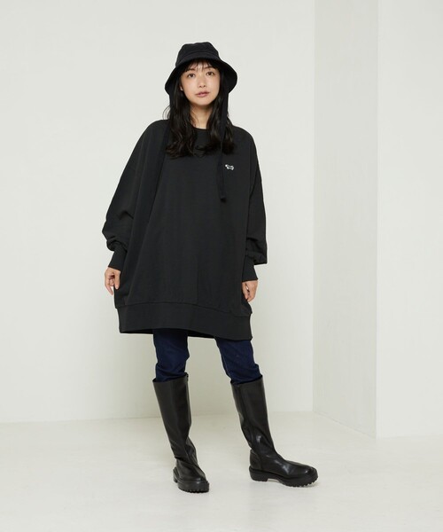 FREAK'S STORE（フリークスストア）の「eblouna/エブロ―ナ ロングブーツプラットフォーム（ブーツ・レディース・ブラック・37/36/38）」の5枚目の写真