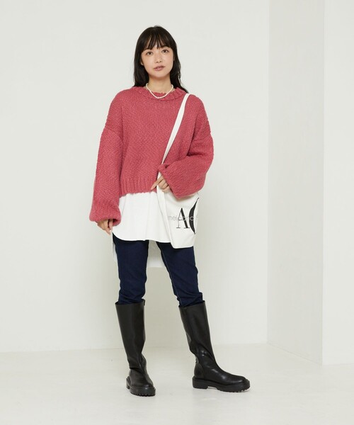 FREAK'S STORE（フリークスストア）の「eblouna/エブロ―ナ ロングブーツプラットフォーム（ブーツ・レディース・ブラック・37/36/38）」の7枚目の写真