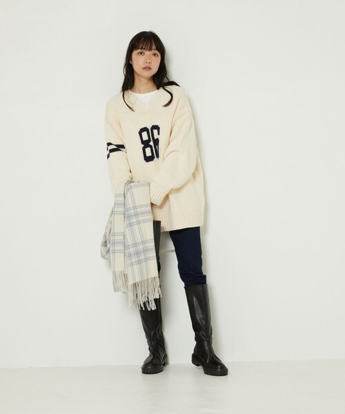 FREAK'S STORE（フリークスストア）の「eblouna/エブロ―ナ ロングブーツプラットフォーム（ブーツ・レディース・ブラック・37/36/38）」の9枚目の写真