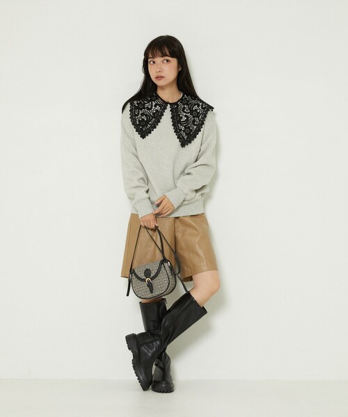 FREAK'S STORE（フリークスストア）の「eblouna/エブロ―ナ ロングブーツプラットフォーム（ブーツ・レディース・ブラック・37/36/38）」の14枚目の写真