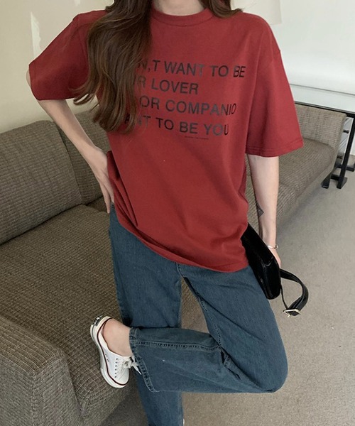 Bifrost(ビフレスト)の「フロントロゴTシャツ(Tシャツ/カットソー・レディース・ホワイト/レッド・F)」の2枚目の写真