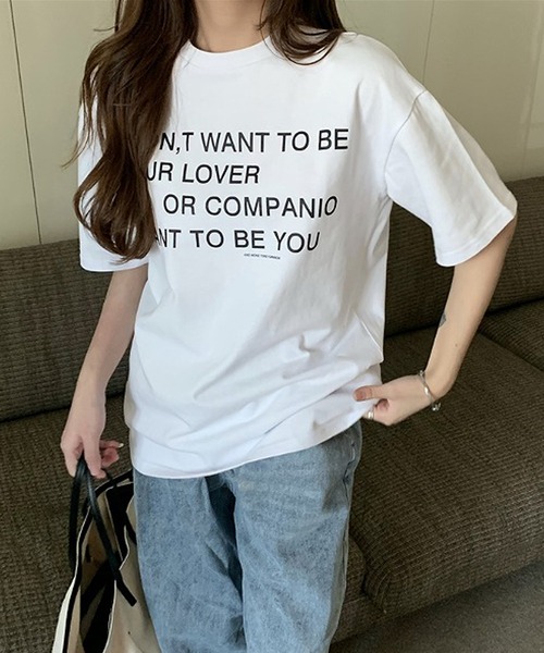 Bifrost(ビフレスト)の「フロントロゴTシャツ(Tシャツ/カットソー・レディース・ホワイト/レッド・F)」の1枚目の写真
