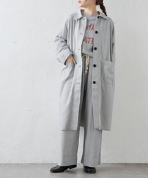 PUAL CE CIN | 綿ヘンプヒッコリーコート(その他アウター)