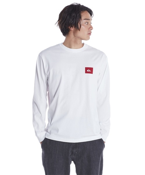Quiksilver(クイックシルバー)の「PAISLEY BOX LT/クイックシルバーペイズリー柄バックプリントロンT(Tシャツ/カットソー・メンズ・ホワイト/ブラック/ベージュ・MEDIUM/LARGE/X-LARGE/SMALL)」の5枚目の写真