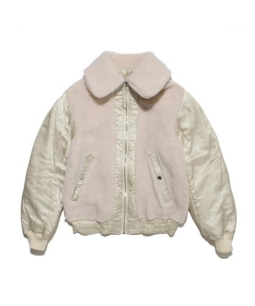 JANESMITH（ジェーンスミス）の「JANE SMITH　REVERSIBLE B-15 JACKET 9WBL-#911L（ブルゾン・レディース・ベージュ/ブラック・38inch）」の22枚目の写真