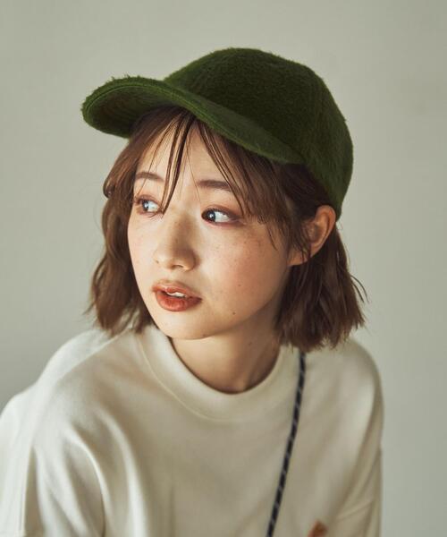 coen（コーエン）の「ウールライクキャップ（キャップ・レディース・ベージュ/オレンジ系その他/ケリー・FREE）」の5枚目の写真