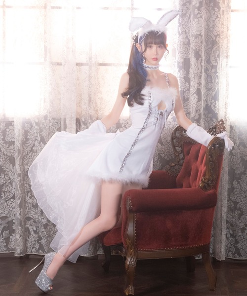 コスプレ セクシー アニマル バニーガール フロントスピンドル