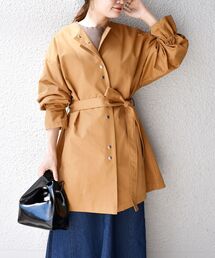 SHIPS | 〈手洗い可能〉ツイルベルテッドコート◇(その他アウター)