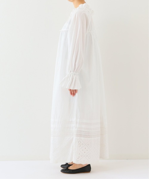 Charles Chaton（シャルルシャトン）の「コットンロングドレス（ワンピース・レディース・ホワイト・FREE）」の9枚目の写真