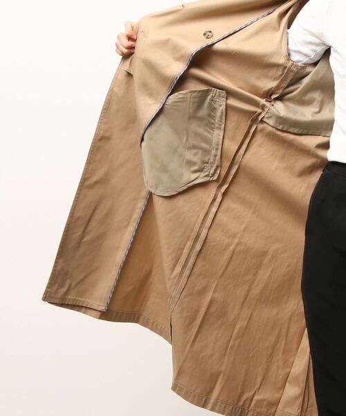 LUCA/LADY LUCK LUCA(ルカ/レディラックルカ)の「LC/LLL トレンチコート(トレンチコート・レディース・チャコールグレー/ベージュ・FREE)」の11枚目の写真