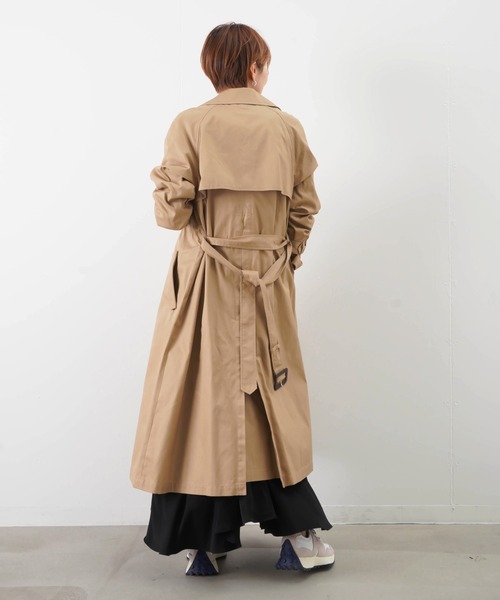 LUCA/LADY LUCK LUCA(ルカ/レディラックルカ)の「LC/LLL トレンチコート(トレンチコート・レディース・チャコールグレー/ベージュ・FREE)」の3枚目の写真