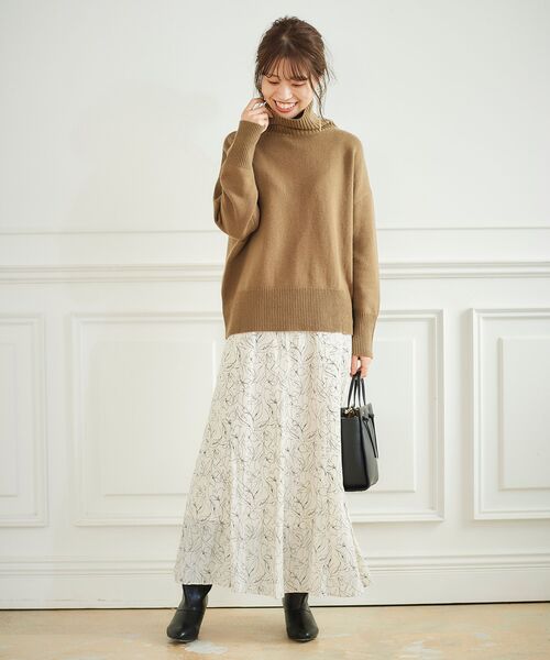 le.coeur blanc(ルクールブラン)の「ラインプリントマーメイドスカート(スカート・レディース・ホワイト系その他/グレー系その他4/グリーン系その他2・38/36)」の19枚目の写真