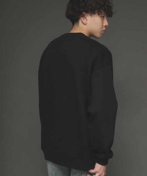 SENSE OF PLACE by URBAN RESEARCH(センスオブプレイスバイアーバンリサーチ)の「『XLサイズWEB/一部店舗限定』シシュウウラキモウカラースウェットシャツ(スウェット・メンズ・ブラック/パープル/ブルー/アイボリー/ライトベージュ/グリーン・MEDIUM/LARGE/X-LARGE)」の17枚目の写真