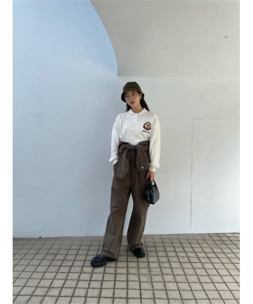 MOUSSY（マウジー）の「WASHED ジャンプスーツ（つなぎ/オールインワン・レディース・アイボリー/グリーン系その他2・2/1）」の18枚目の写真