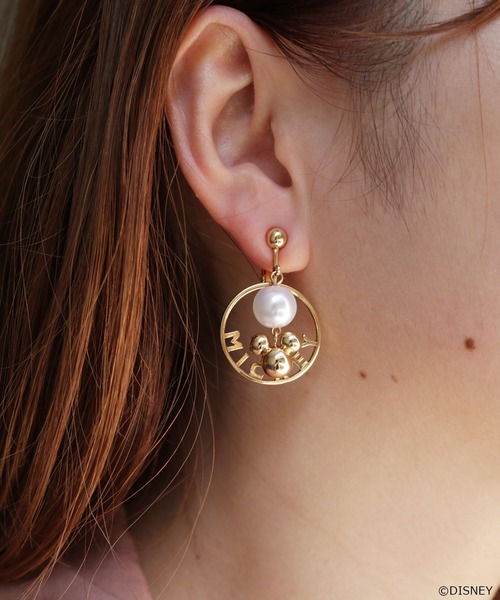 セール ミッキーマウス パールポイントイヤリング イヤリング Disney ディズニー のファッション通販 Zozotown