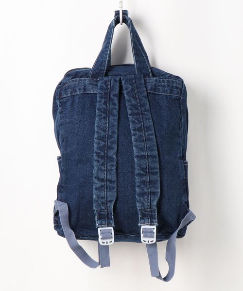 STYLEBLOCK（スタイルブロック）の「デニム素材リュックサック（バックパック/リュック・レディース・ダークブルー・FREE）」の2枚目の写真