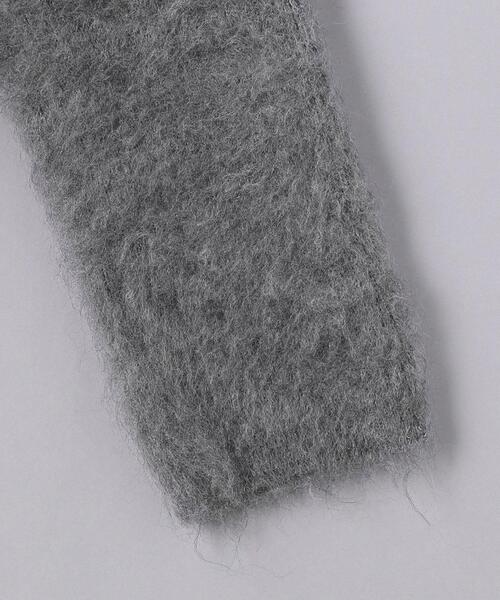 ATON（エイトン）の「＜ATON（エイトン）＞シャギー ボトルネック ニット（ニット/セーター・レディース・グレー・02）」の11枚目の写真