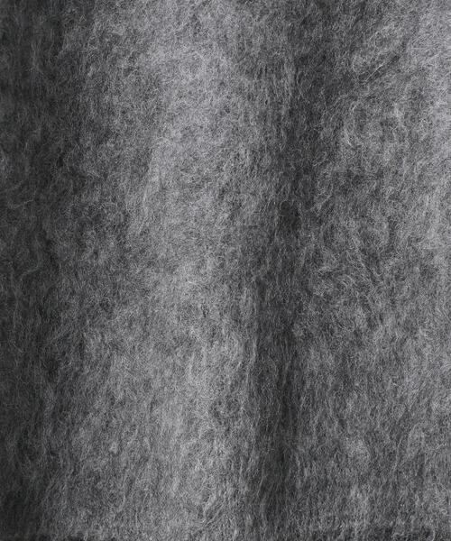 ATON（エイトン）の「＜ATON（エイトン）＞シャギー ボトルネック ニット（ニット/セーター・レディース・グレー・02）」の3枚目の写真