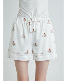 ジェラートピケ★完売新品ルームウェアパジャマPARIYAケーキ柄シャツ＋パンツ ジェラートピケ☆完売新品ルームウェアパジャマPARIYAケーキ柄