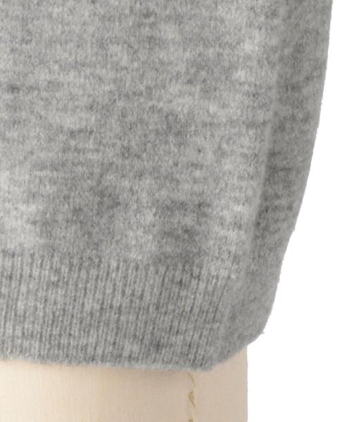 Drawer（ドゥロワー）の「＜Drawer（ドゥロワー）＞ ７G天竺編みクルーネックニット（ニット/セーター・レディース・ホワイト/グレー・1/2）」の10枚目の写真
