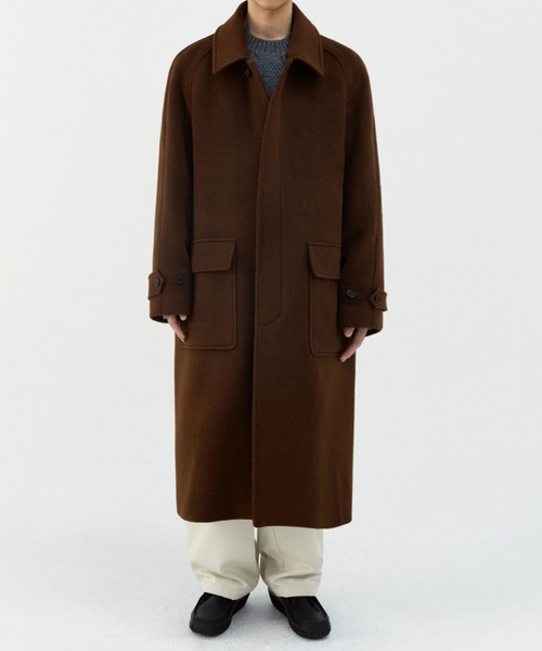 VIVASTUDIO（ビバスタジオ）の「バルマカーンコート / BALMACAAN COAT（トレンチコート・メンズ・ネイビー/ブラウン/チェック/グレー・MEDIUM/LARGE）」の3枚目の写真