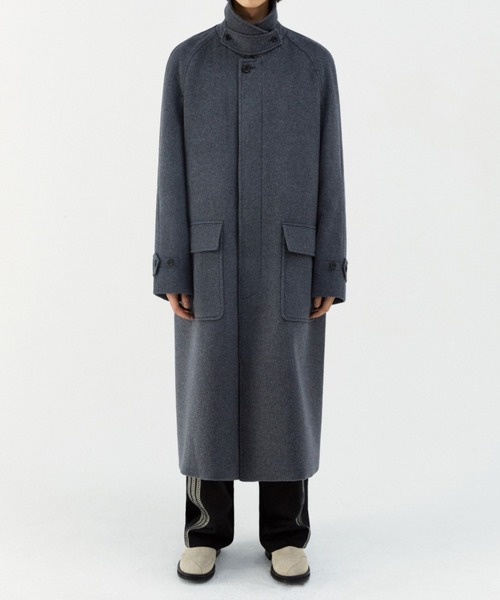 VIVASTUDIO（ビバスタジオ）の「バルマカーンコート / BALMACAAN COAT（トレンチコート・メンズ・ネイビー/ブラウン/チェック/グレー・MEDIUM/LARGE）」の2枚目の写真