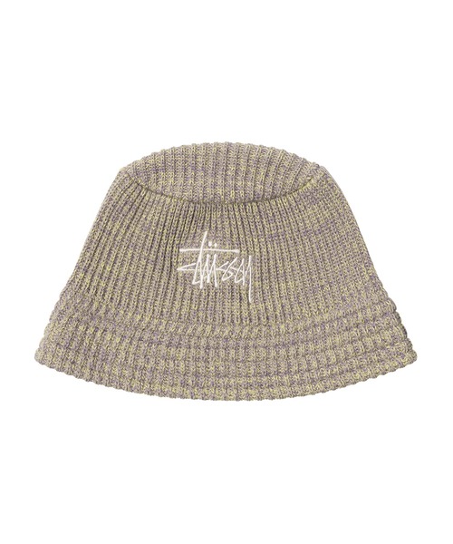 Mixed YARN Knit Bucket Hat