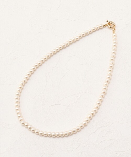 OPAQUE.CLIP(オペークドットクリップ)の「◆3WAYガラスパールネックレス(ネックレス・レディース・オフホワイト・00)」の9枚目の写真