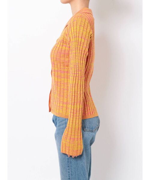 jouetie（ジュエティ）の「ブラウスリブニット（ニット/セーター・レディース・ブラック/パープル/ピンク・MEDIUM）」の21枚目の写真