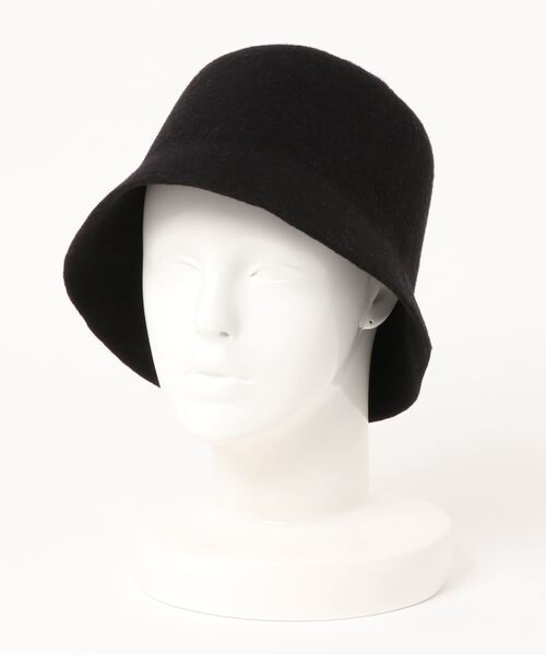 VIS(ビス)の「【UVケア】ウールバケットハット(ハット・レディース・チャコールグレー/ブラック/ブラウン系その他3・FREE)」の10枚目の写真