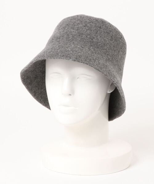 VIS(ビス)の「【UVケア】ウールバケットハット(ハット・レディース・チャコールグレー/ブラック/ブラウン系その他3・FREE)」の8枚目の写真