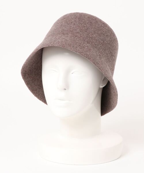 VIS(ビス)の「【UVケア】ウールバケットハット(ハット・レディース・チャコールグレー/ブラック/ブラウン系その他3・FREE)」の20枚目の写真