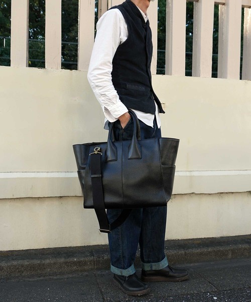 TOFF&LOADSTONE（トフアンドロードストーン）の「ライゼ（L）（トートバッグ・メンズ・ブラック/ダークネイビー・FREE）」の17枚目の写真