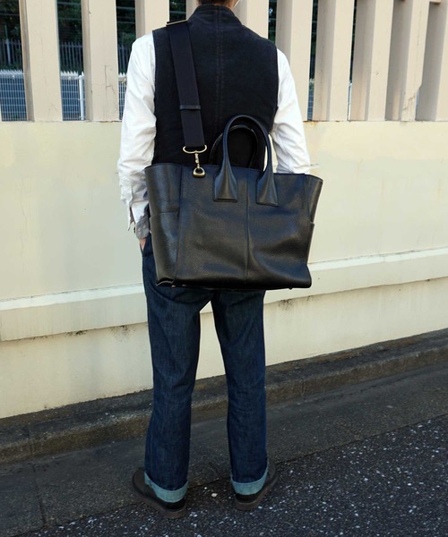 TOFF&LOADSTONE（トフアンドロードストーン）の「ライゼ（L）（トートバッグ・メンズ・ブラック/ダークネイビー・FREE）」の18枚目の写真