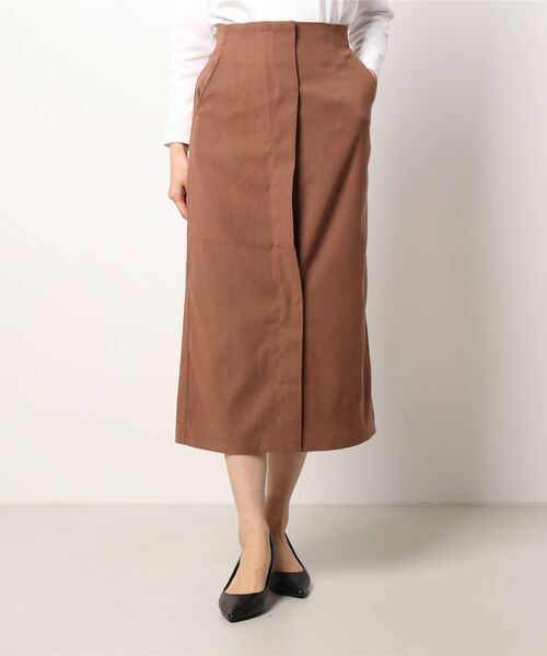 Te chichi（テチチ）の「ピーチロングタイトスカート（スカート・レディース・ブルー/グリーン/モカ・SMALL/MEDIUM）」の6枚目の写真