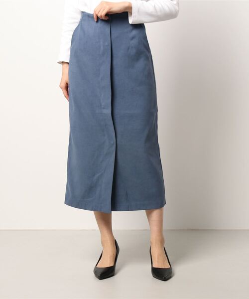 Te chichi（テチチ）の「ピーチロングタイトスカート（スカート・レディース・ブルー/グリーン/モカ・SMALL/MEDIUM）」の7枚目の写真