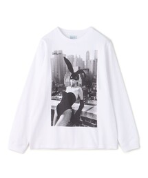 THE INTERNATIONAL IMAGES アートロングスリーブカットソー