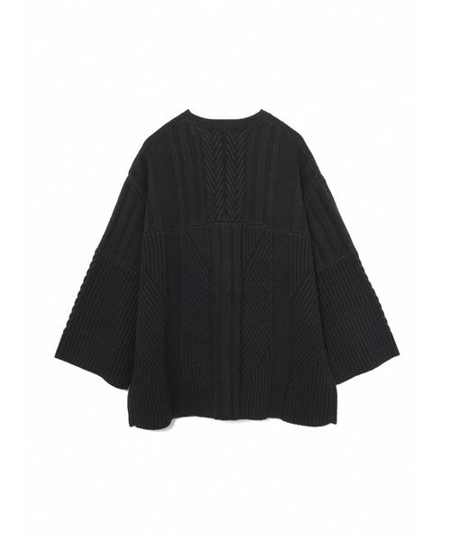 AMERICAN RAG CIE（アメリカンラグシー）の「ケーブルミックスニット（ニット/セーター・レディース・ライトグレー/ブラック/ブラウン・FREE）」の9枚目の写真