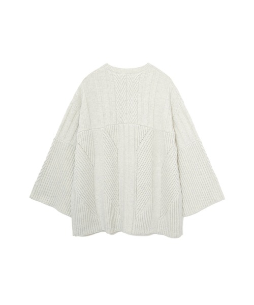 AMERICAN RAG CIE（アメリカンラグシー）の「ケーブルミックスニット（ニット/セーター・レディース・ライトグレー/ブラック/ブラウン・FREE）」の14枚目の写真