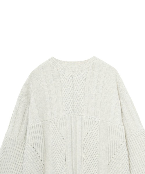 AMERICAN RAG CIE（アメリカンラグシー）の「ケーブルミックスニット（ニット/セーター・レディース・ライトグレー/ブラック/ブラウン・FREE）」の15枚目の写真