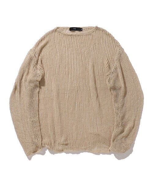 VAPORIZE(ヴェイパライズ)の「VAPORIZE / Cotton Mesh knit(ニット/セーター・メンズ・オフホワイト/ブラック・MEDIUM/LARGE)」の7枚目の写真