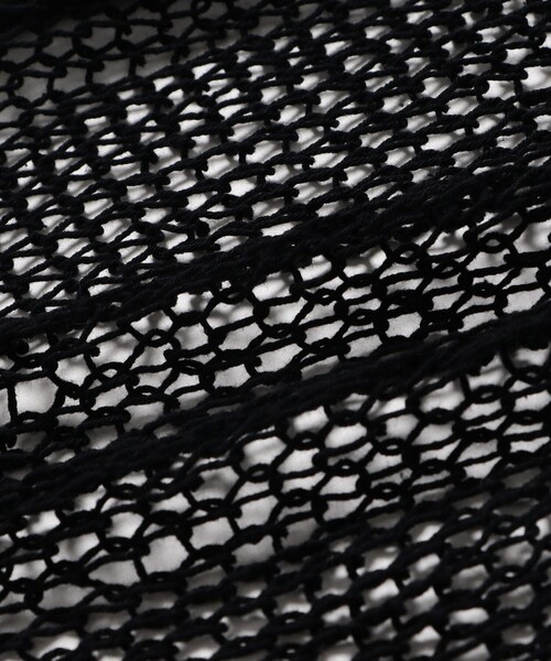 VAPORIZE(ヴェイパライズ)の「VAPORIZE / Cotton Mesh knit(ニット/セーター・メンズ・オフホワイト/ブラック・MEDIUM/LARGE)」の20枚目の写真