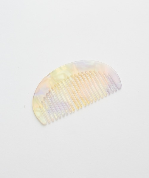 CIAOPANIC TYPY（チャオパニックティピー）の「lilマーブルヘアコーム（その他ヘアアクセサリー・レディース・イエロー/ベージュ/グレー・ONE SIZE）」の9枚目の写真