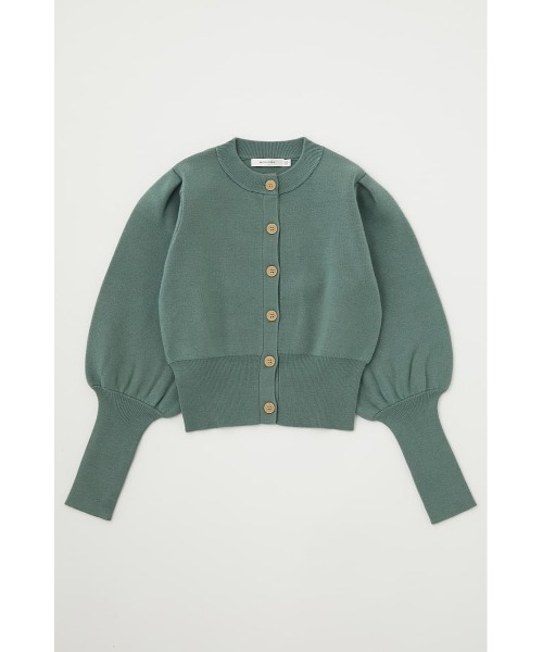 MOUSSY（マウジー）の「TUCK SLEEVE カーディガン（カーディガン/ボレロ・レディース・ブラウン/ブラック/ライトカーキ/アイボリー・FREE）」の4枚目の写真