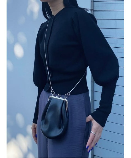 MOUSSY（マウジー）の「TUCK SLEEVE カーディガン（カーディガン/ボレロ・レディース・ブラウン/ブラック/ライトカーキ/アイボリー・FREE）」の11枚目の写真