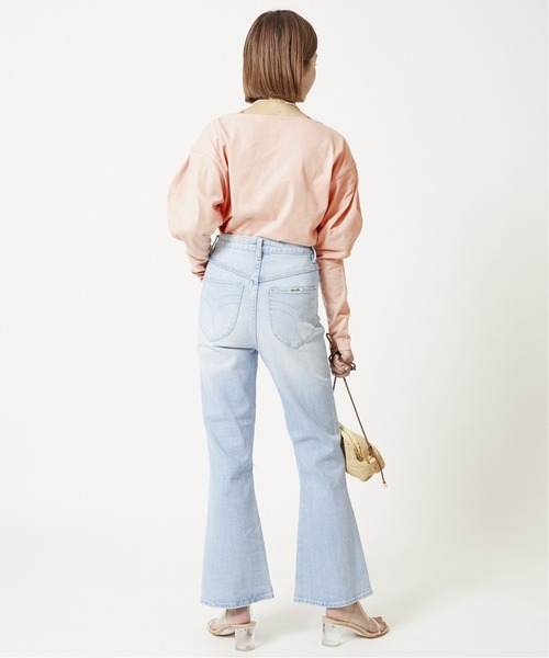 U by SPICK&SPAN(ユーバイスピックアンドスパン)の「タックスリーブプルオーバー◆(Tシャツ/カットソー・レディース・ライトグレー/ピンク・FREE)」の15枚目の写真
