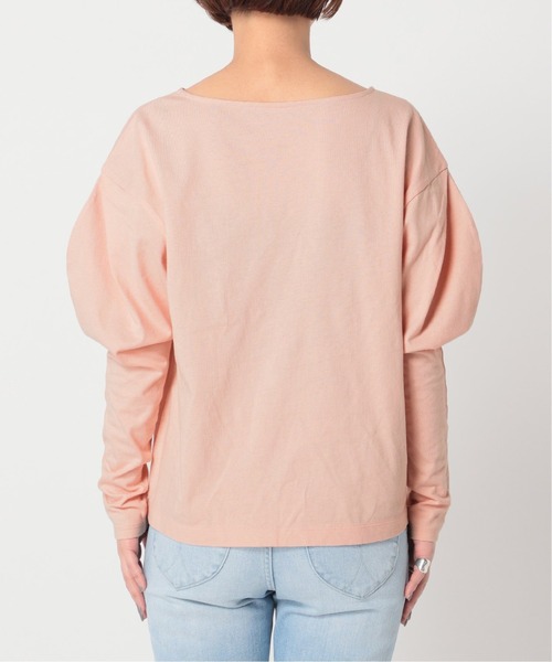 U by SPICK&SPAN(ユーバイスピックアンドスパン)の「タックスリーブプルオーバー◆(Tシャツ/カットソー・レディース・ライトグレー/ピンク・FREE)」の12枚目の写真