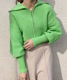 w closet | スタンドネックZIPカーディガン(カーディガン/ボレロ)